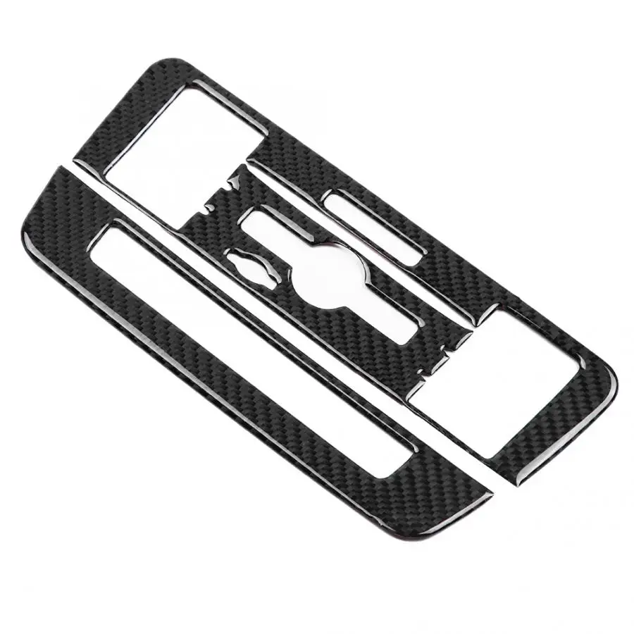 Carbon Fiber CD Air Conditioning Control Panel Cover Trim Frame for Mercedes-Benz A Class B Class CLA GLA 2013