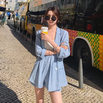 

New arrival women temperament OL two-piece set loose suit comfortable short fashion wild holiday beach women set