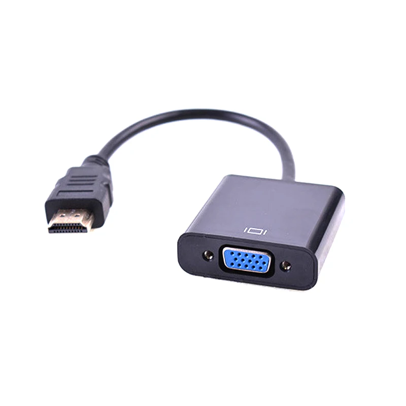 Кабель адаптер Etmakit для преобразователя HDMI в VGA 1080P ДЛЯ ЭЛТ LED дисплея проектора HD