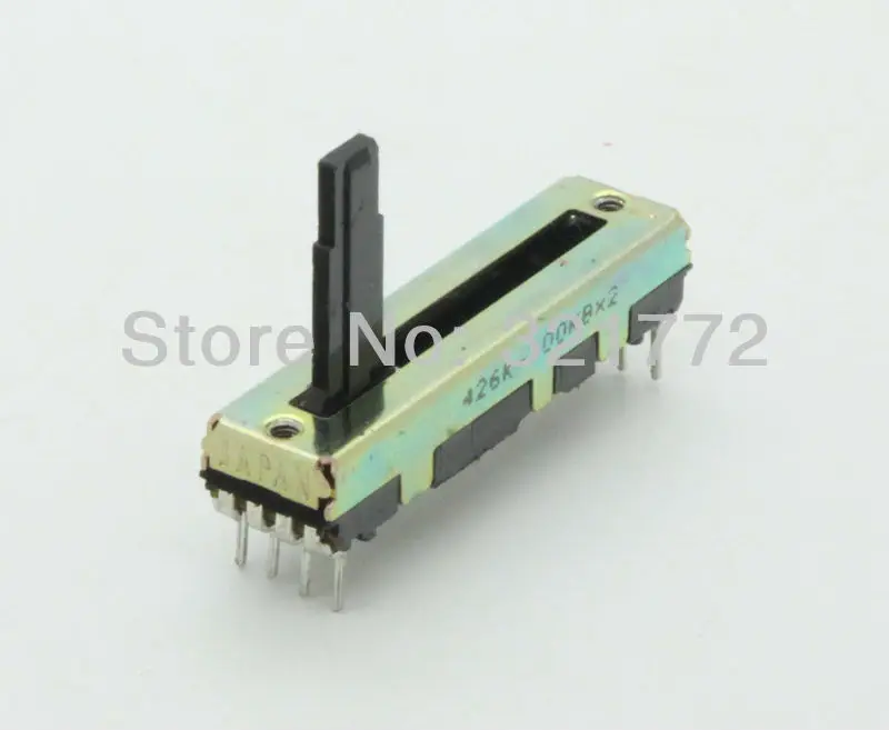 ALPS Japan 35mm Dual Gang B100K 100K Linear Taper Slide Potentiometer