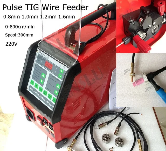 digital controlled pulse tig wire feeder wire feed mahcine for