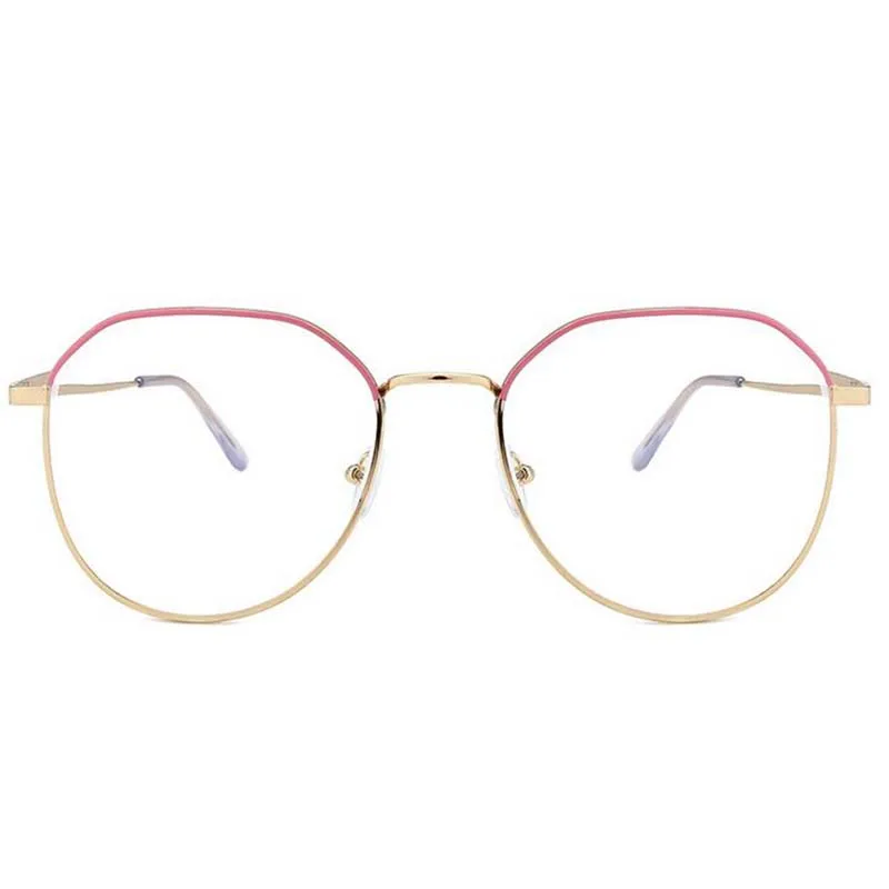 Wielokątne okulary dla osób z krótkowzrocznością – damskie okulary Lady Luxury retro, metalowe, lustro w stylu vintage 6 Wielokątne okulary dla osób z krótkowzrocznością damskie okulary Lady Luxury Retro Men metalowe okulary lustro w stylu Vintage-1.0 -1.5 -2.0 -2.5 -3.0 -3.5 -4.0 4