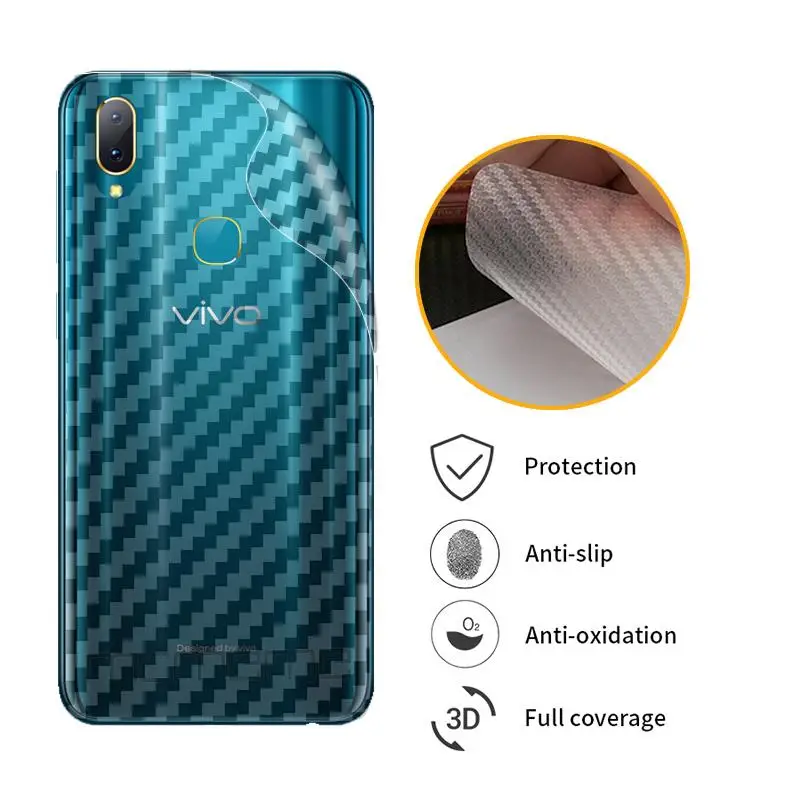 3D защитная задняя пленка из углеродного волокна для VIVO Z1 Lite Z1i Z3X Z5X Защитная vivo
