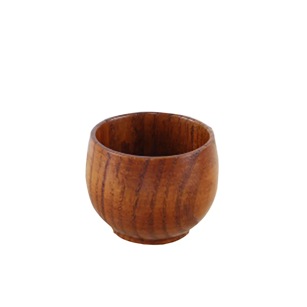 1 шт. японский Деревянный Стакан с одной деревянной изоляцией чайная чашка круглый живот креативные напитки посуда для напитков - Цвет: D