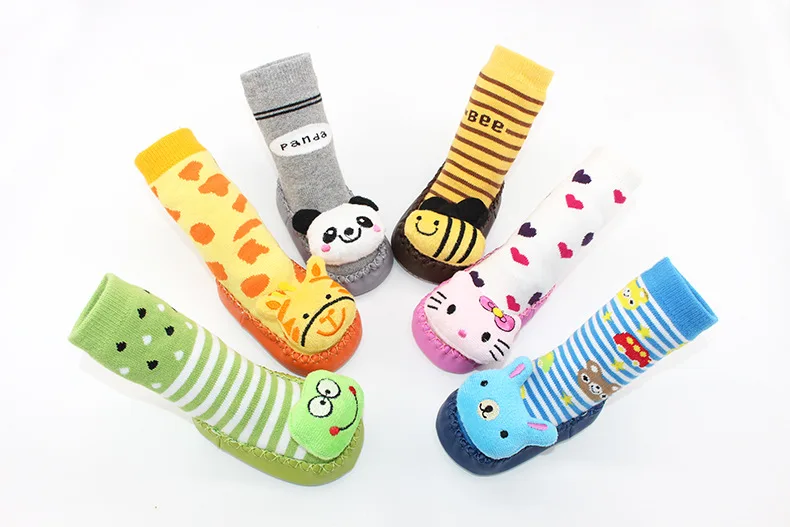 dkDaKanl Baby walking shoes baby shoes soft bottom shoes soft bottom cartoon thickened wool children's shoes  Z874545