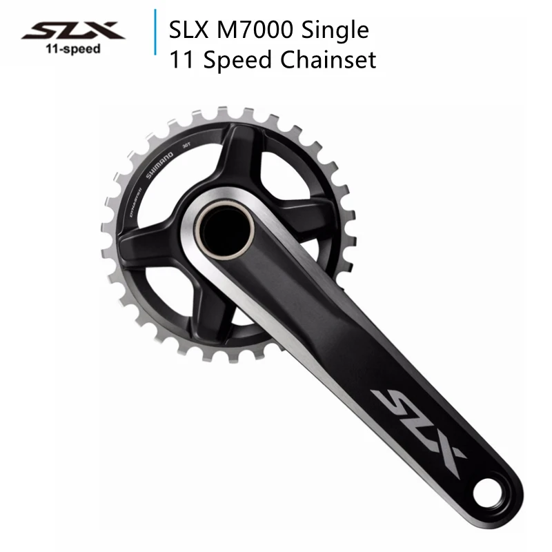 SHIMANO SLX M7000 Одиночная 11 скоростная цепь HOLLOWTECH II Crankset (1x11-speed) колеса протектор для