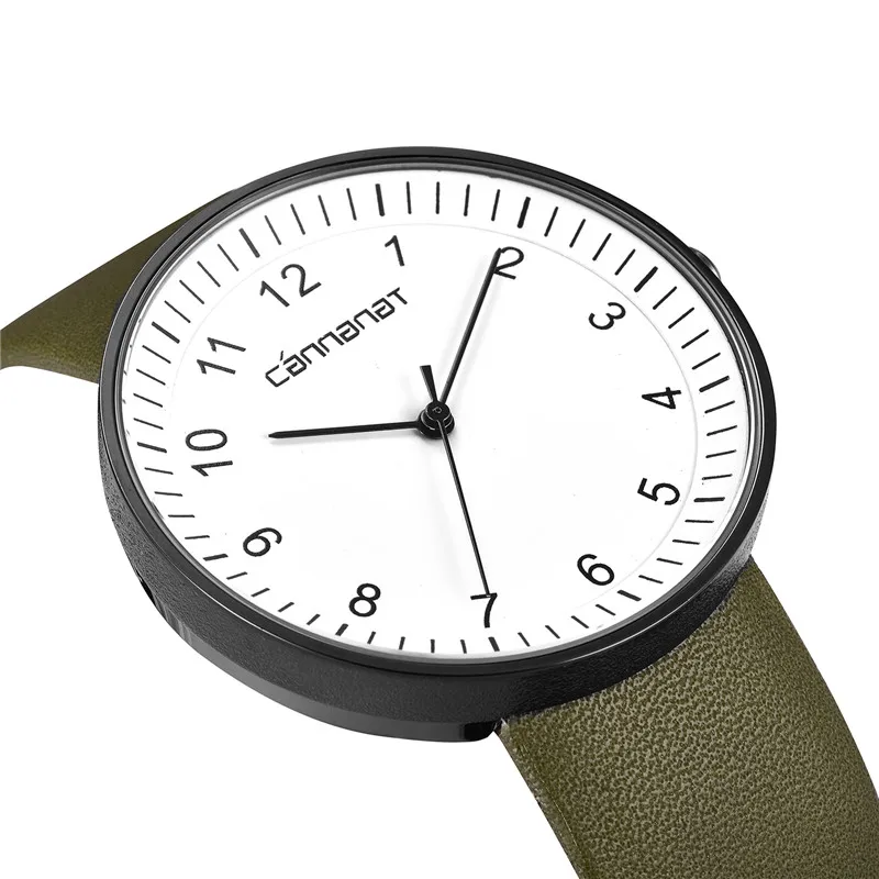 

2018 New Women Fashion Casual Leather Watch Round Shape Concise Elegant Analog Quartz Business Wristwatch Ladies Watches
