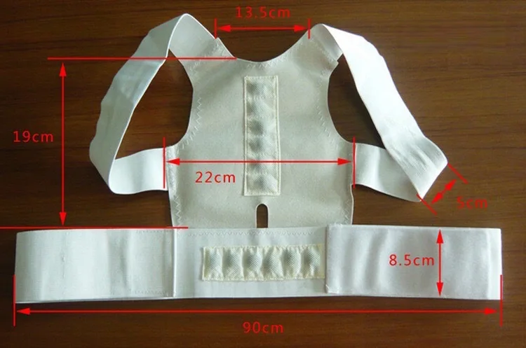 Корректор осанки для магнитной терапии Регулируемый турмалиновый пояс для поддержки спины корсет для боли в плечах поддержка s брекеты