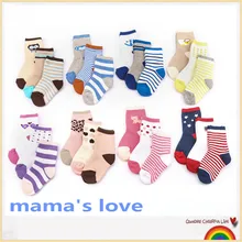 3 пар/лот, Осень-зима, носки из чистого хлопка для малышей 1-6 лет, носки для маленьких мальчиков и девочек, носки для малышей