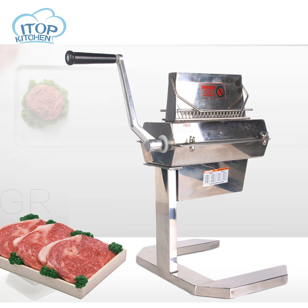 

ITOP MTS5 5''WIDE Manual Meat Tenderizer Meat Cuber Makes meat more delicious Stainless Steel Commercial and Home use