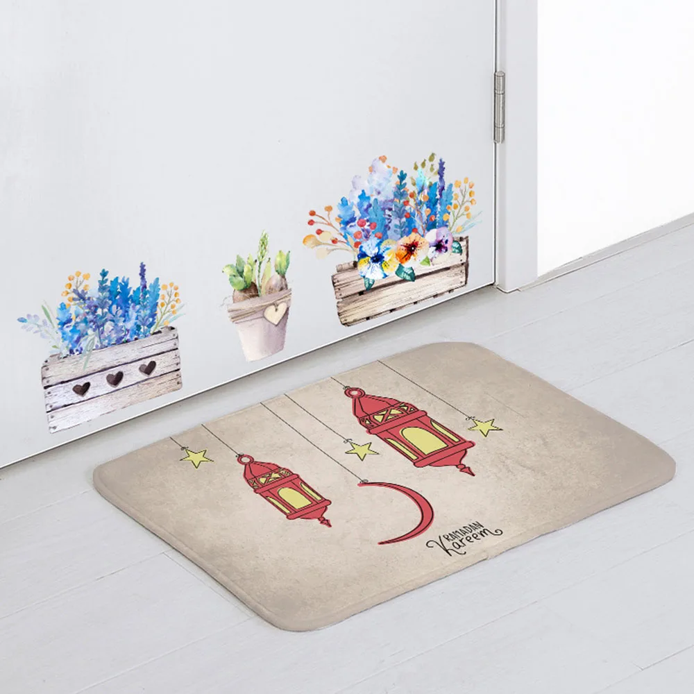 Мусульманин ВИЗ Мубарак ортопедический коврик Rugs 3D с рисунком, Нескользящие коврик домашние коврики современный коврик на кухню
