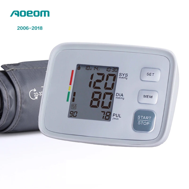Electronic Accurate Blood Pressure Monitor Sphygmomanometer Upper Arm
