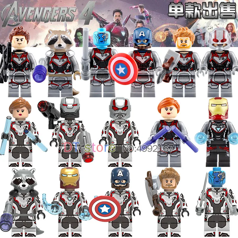 

160Pcs/Lot Legoed Super Heroes Captain Marvel Rocket Raccoon Thor Iron Man Figures Building Blocks Toys Gifts For Children BR234