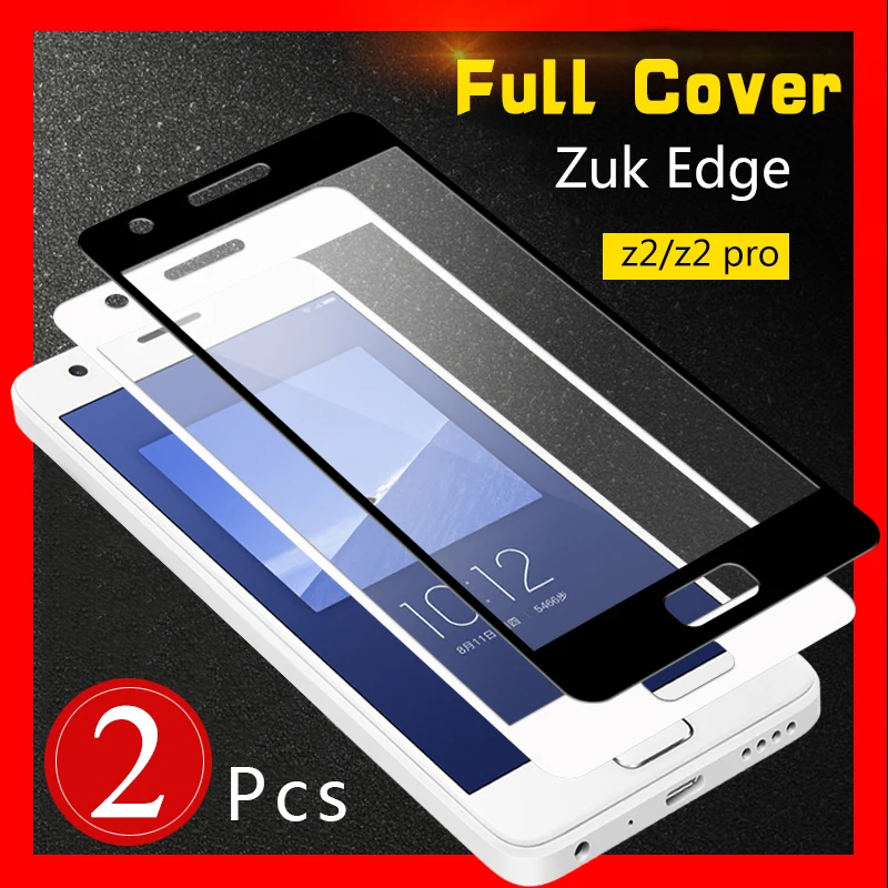

2PCS 9H Full Tempered Glass For Lenovo zuk z2 z2pro Screen Protector for zuk Edge z2 Pro z 2 plus protective glass Film protect