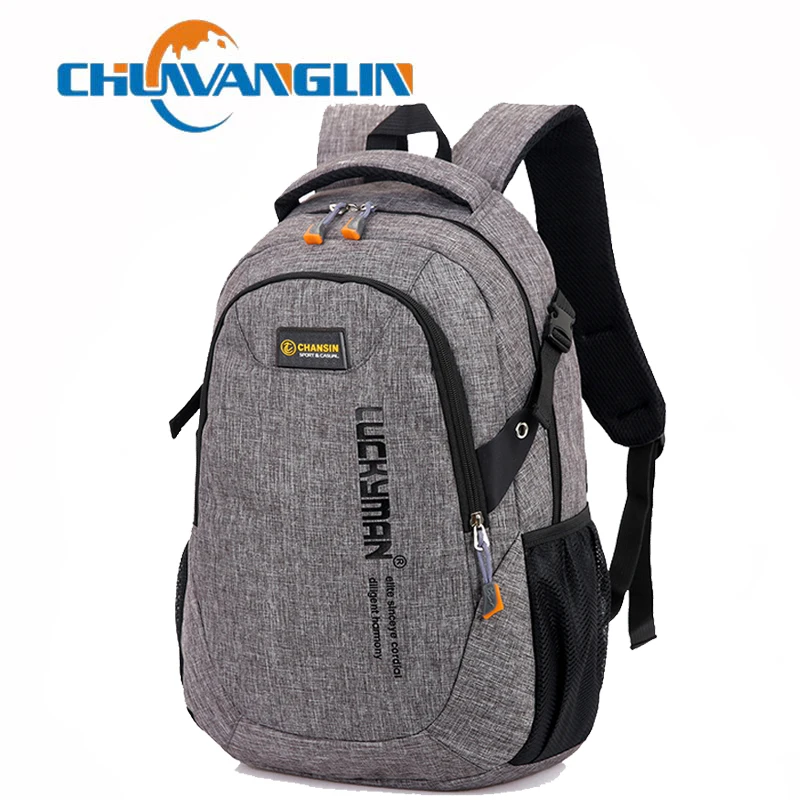 

Chuwanglin Fashion Men's Backpack Bag Male Polyester Laptop Backpack Computer Bags high school student college students bag D315