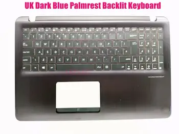 

UK backlit keyboard for Asus UX560UX/UX560UXK/UX560UQ/UX560UQK Blue Palmrest