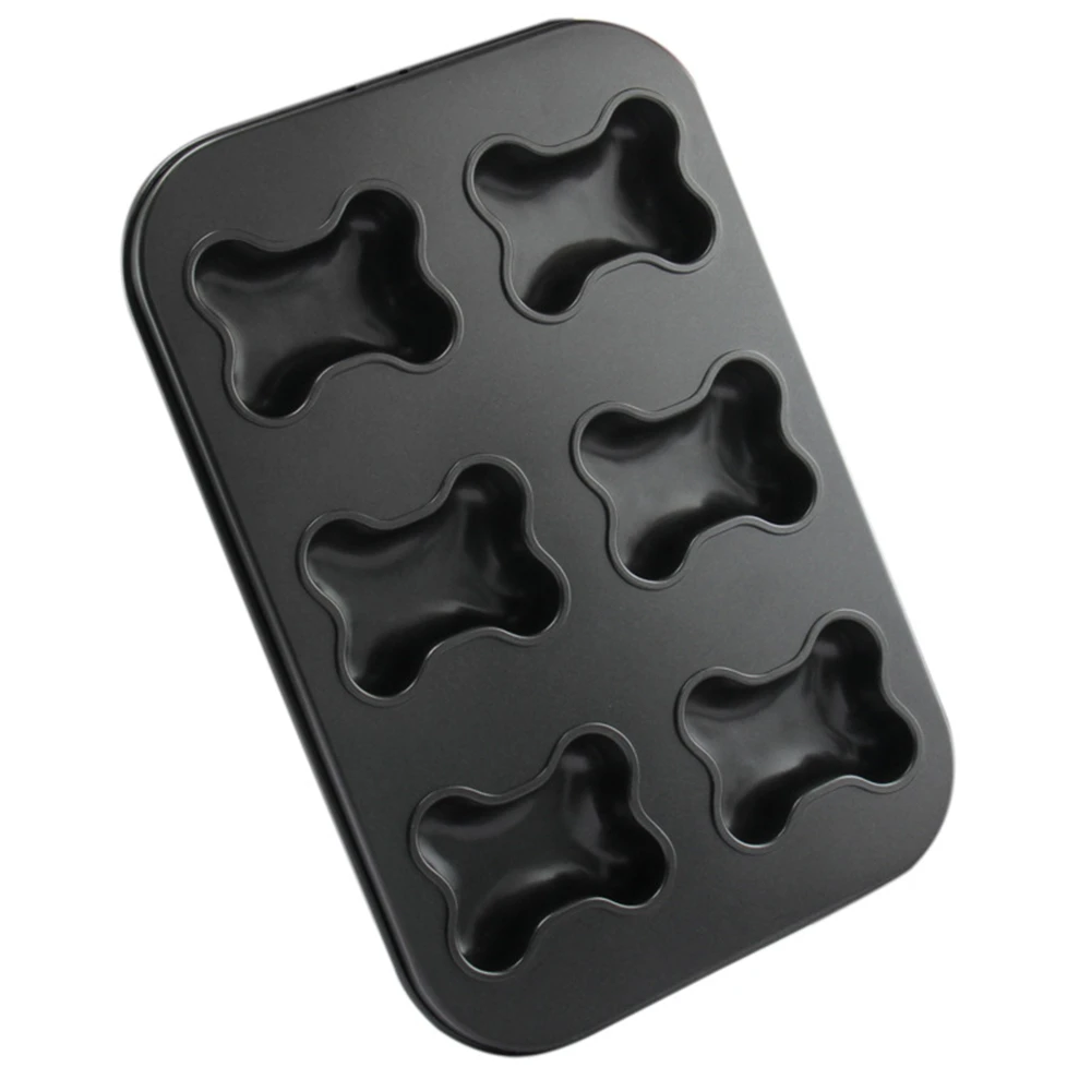 Creative design dog bone shaped baking mold,wholesale nonstick carbon