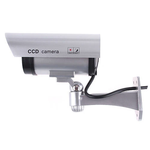 

2 Packs 10 Pcs Wireless Dummy IP Camera Security Surveillance IR LED Outdoor/Indoor Silver+Black