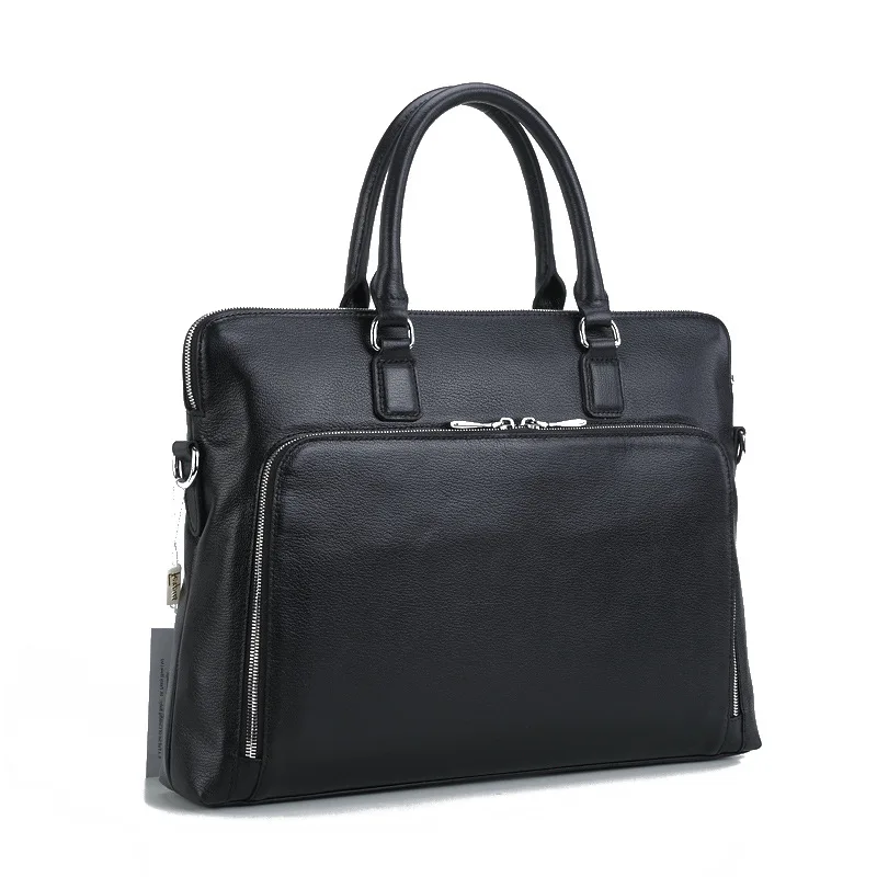 

Business first floor cowhide, single shoulder shoulder bag, casual fashion leather handbag, men's computer handbag