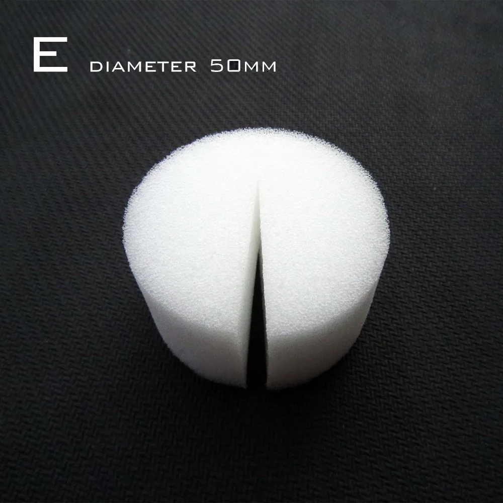 25/100pcs White Clone Cloning Collar Foam Insert Hydroponic Plant Vegetable Root Guard Seed Germinate For Mesh Pot 5 sizes