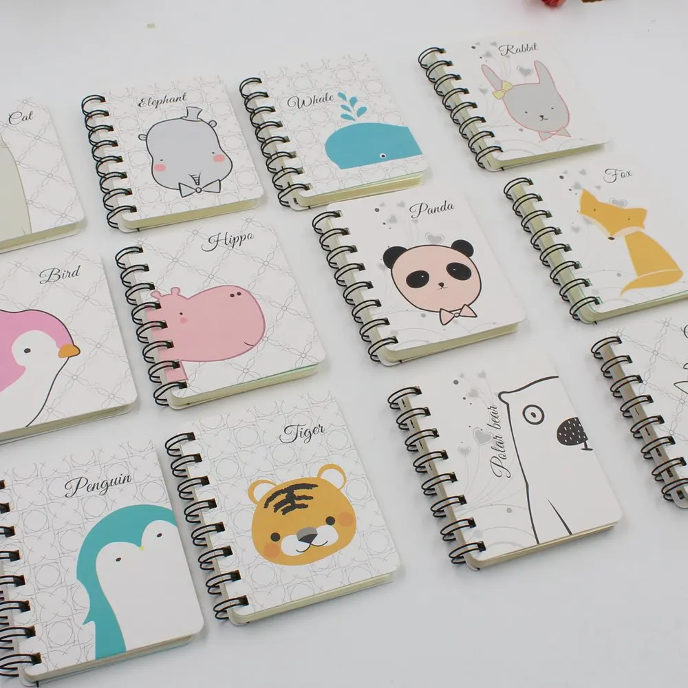 

2018 kawaii cute Panda PVC diary weekly planner spiral notebook diary plan Notebook time school organizer agenda
