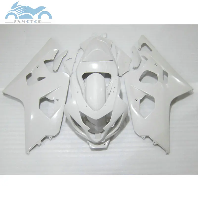 Высокое качество обтекатель комплект для SUZUKI 2004 2005 GSX R600 750 мотоцикл обтекатели комплект 04 05 R 750 GSXR600 K4 белого и черного цвета кузов