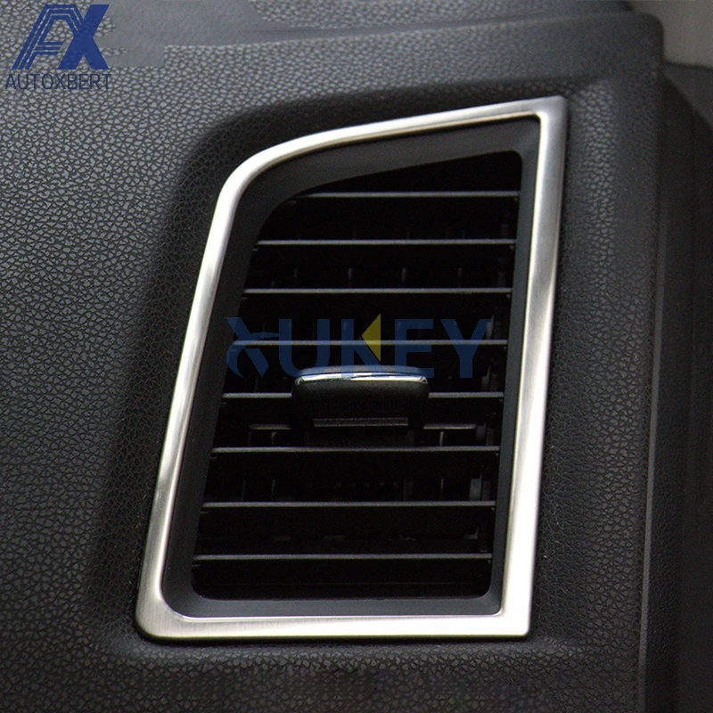 AX для Mitsubishi ASX Outlander Sport RVR 2013- Хромированная передняя панель боковой вентиляционной крышки отделка ободок объемный