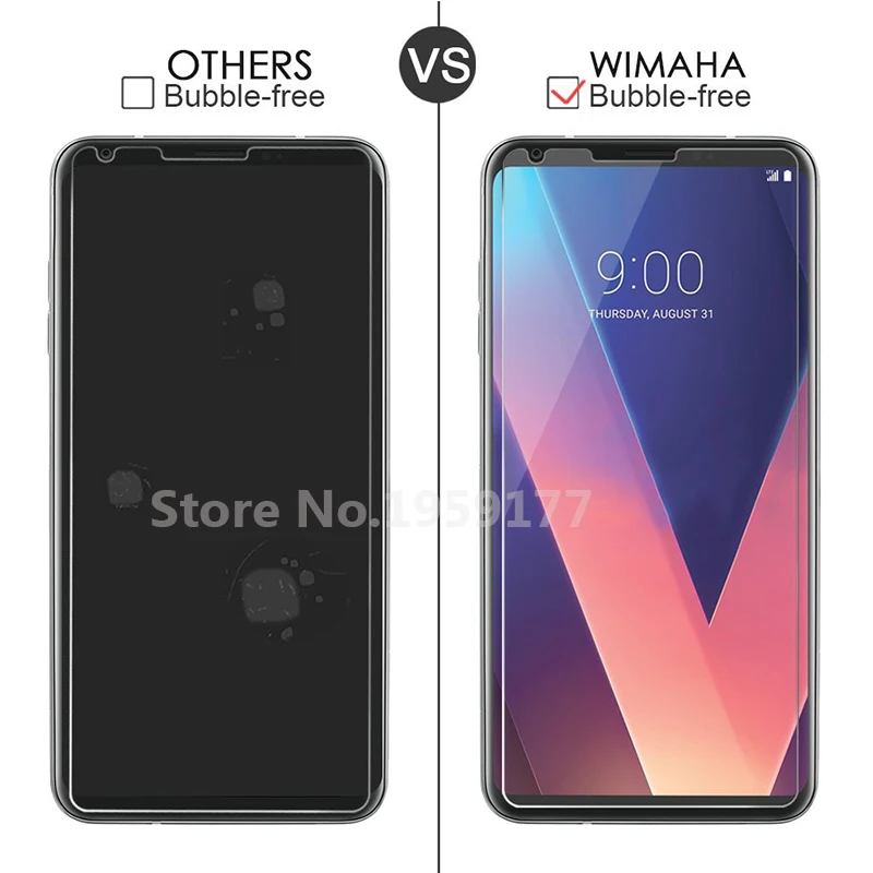 MODAZONGYE 2pcs For Tempered Glass LG V30 Screen Protector LG V30 V 30 H930 H933 Screen Protector Glass Protective Flim (4)
