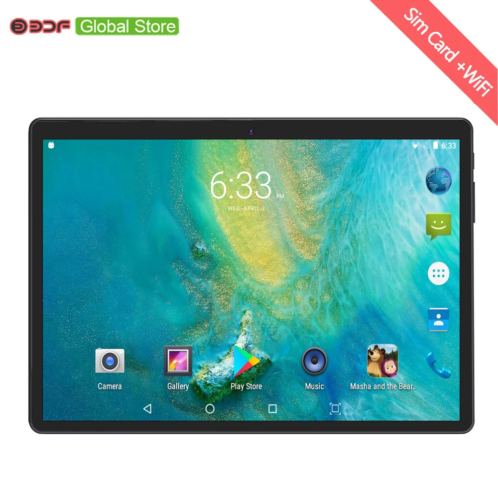 Preise 2020 russische Moskau Lager Schiffe 10,1 Zoll 3g Mobile Sim Karte Anruf Android 8.0 Tablet Pc 4GB + 64GB Octa Core Tabletten Pc