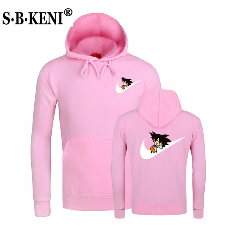 2019 New Anime Hoodies Dragon Ball Z Pocket Hooded Sweatshirts Wukong Hoodie Pullovers Men Women Long Sleeve Outerwear New Hoody