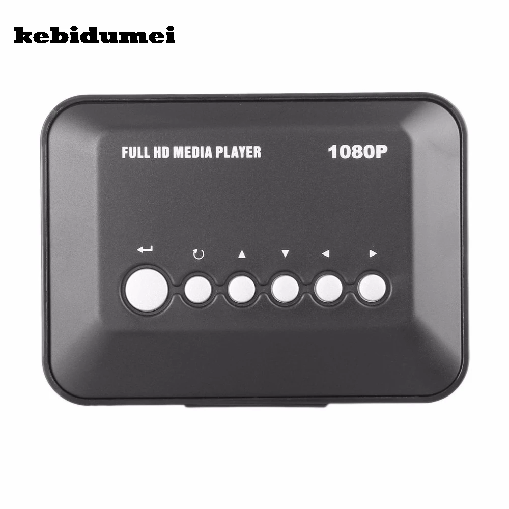 Kebidumei 1080P HD медиаплеер SD/MMC ТВ видео SD MMC RMVB MP3 Мульти ТВ USB HDMI медиаплеер коробка поддержка USB жесткий диск