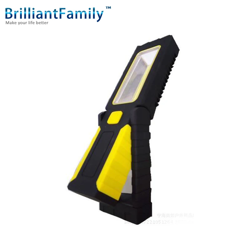 Strong magnet lamp work portable car light COB + 4 SMD LED hook small night camping tents emergency battery AAA | Лампы и освещение