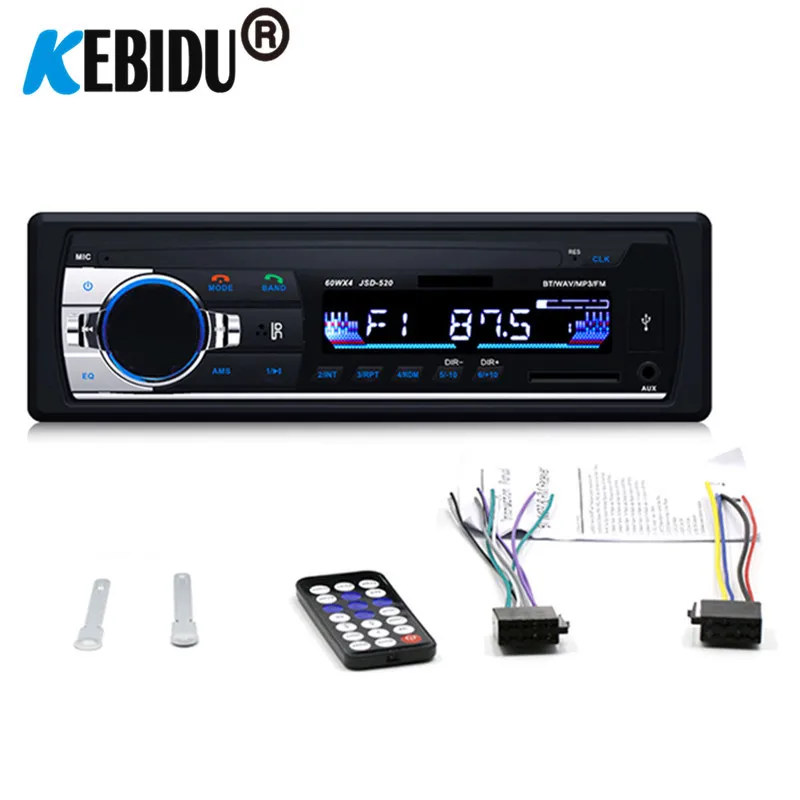 Автомобильный MP3 плеер 12 В 1DIN Bluetooth стерео радио беспроводной fm приемник GPS
