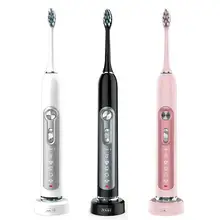 Новая зубная щетка Sonic для взрослых, для чистки зубов, отбеливание, беспроводная Индуктивная зарядка, портативная, для устранения желтых зубов, быстрая