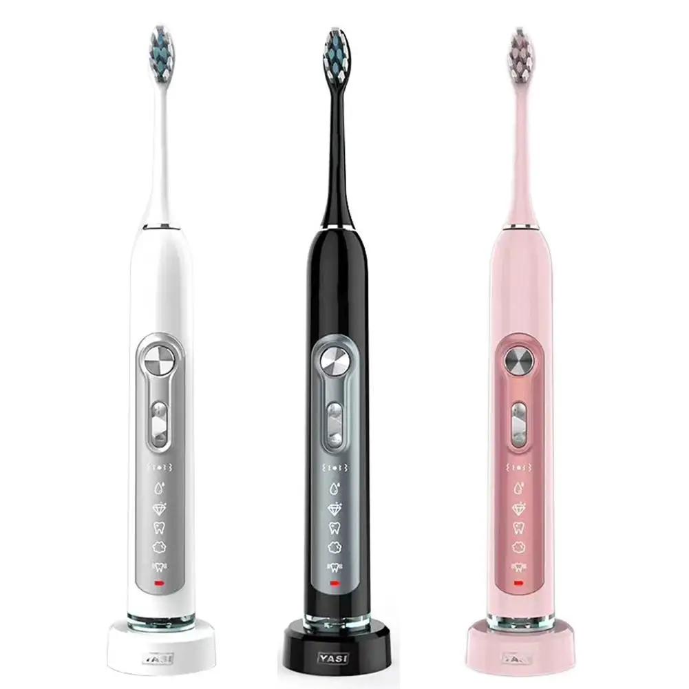 

New Toothbrush Sonic Adult Teeth Cleaning Whitening Wireless Inductive Charging Portable Eliminate Yellow Teeth Quick Delivery