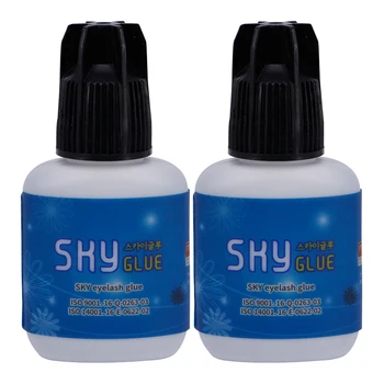 

2pcs/lot Sky S+ Glue for Eyelash Extensions 10ml Drying Time 1 to 2 Seconds Makeup Tools