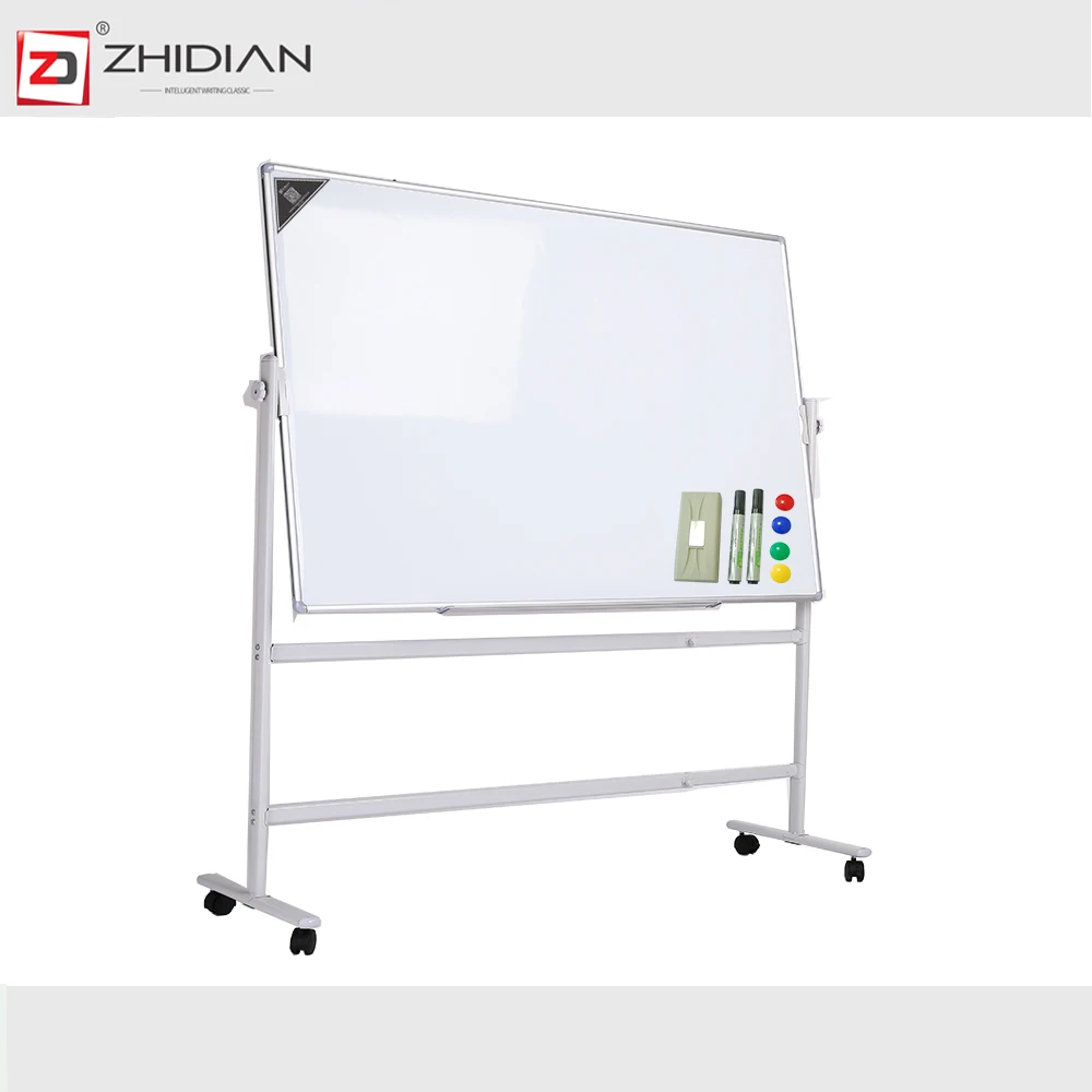 ZHIDIANOffice White boad Dry Erase boards 48*36 Mobile Double Sided
