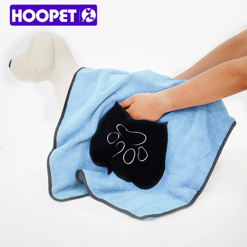 Цена HOOPET собака Cat необходимый чистящий сушилка для собаки Полотенца Собака Банное полотенце сделано из микрофибры 100*68 см два Цвет Высокое качес...
