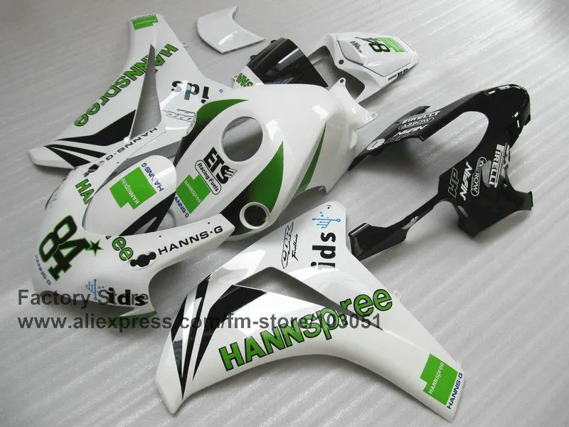 HANNSPREE комплект обтекателей зеленого цвета для HONDA DREAM CBR 1000 RR 2008 2009 2010 2011 литья под