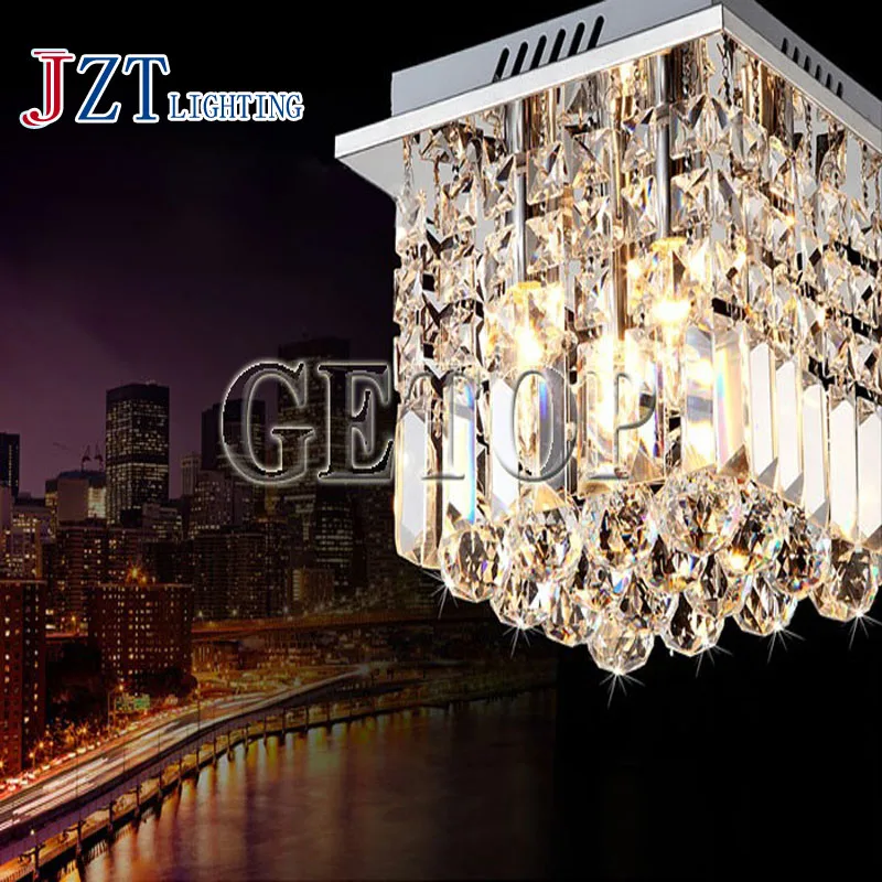 J best price Luxury Modern Crystal absorb dome Light Aisle Lights