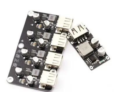 

QC3.0 USB DC-DC Buck Converter Charging Step Down Module 6-32V 9V 12V 24V to Fast Quick Charger Circuit Board 3V 5V 12V