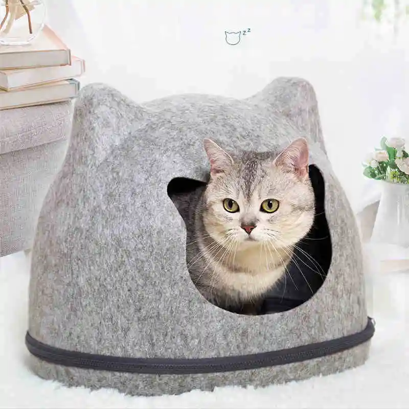 HEYPET кровать для кошки домик для питомца коврик для кошек котенок отверстие домик скамья для собаки щенка домашнее гнездо питомник для домашних животных кошачьи ушки