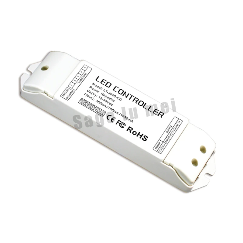 

LT-3040-CC;CC constant current LED Power Repeater Controller ;DC12V-48V input;CC 350/700/1050mA 4CH output for led lamps lights