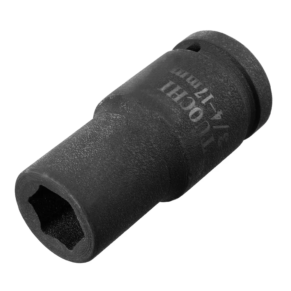 

UXCELL 1-inch\3/4-inch Drive 17-34mm Metric 6-Point Shallow Impact Socket, Cr-Mo Steel for DIY Hand-making, Automotive Repairs