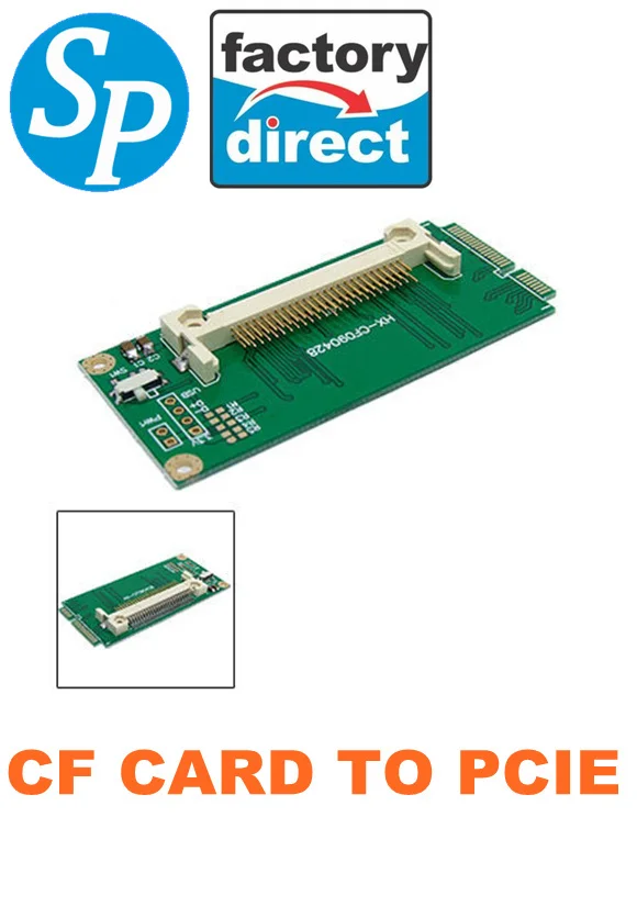 CF Cards CompactFlash Card to Mini PCI E Express Adapter for Asus EeePC