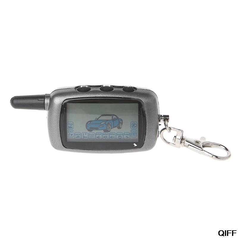 

Drop Ship&Wholesale LCD Remote Controller Keychain 2-Way Car Alarm For StarLine A6 Keychain alarm May29