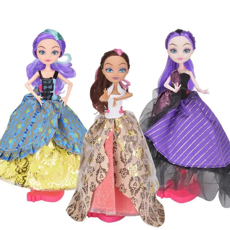 

Ever After High Toys Madeline Hatter Raven Quee Joint Body Accessories For Diy For Girls Baby Doll