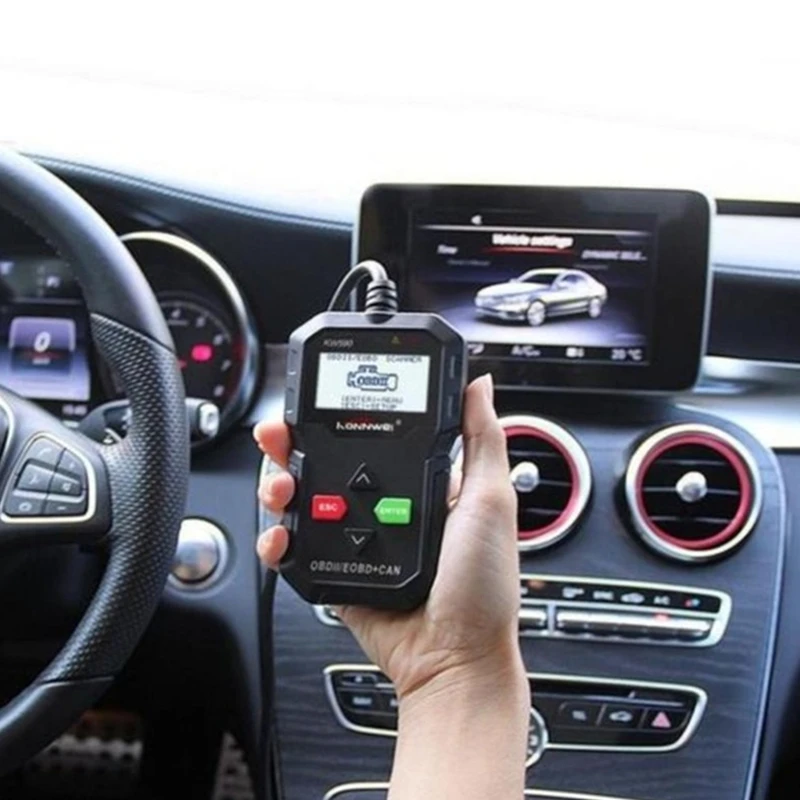 OBD2 сканер автомобильный диагностический KONNWEI KW590 бесплатное обновление