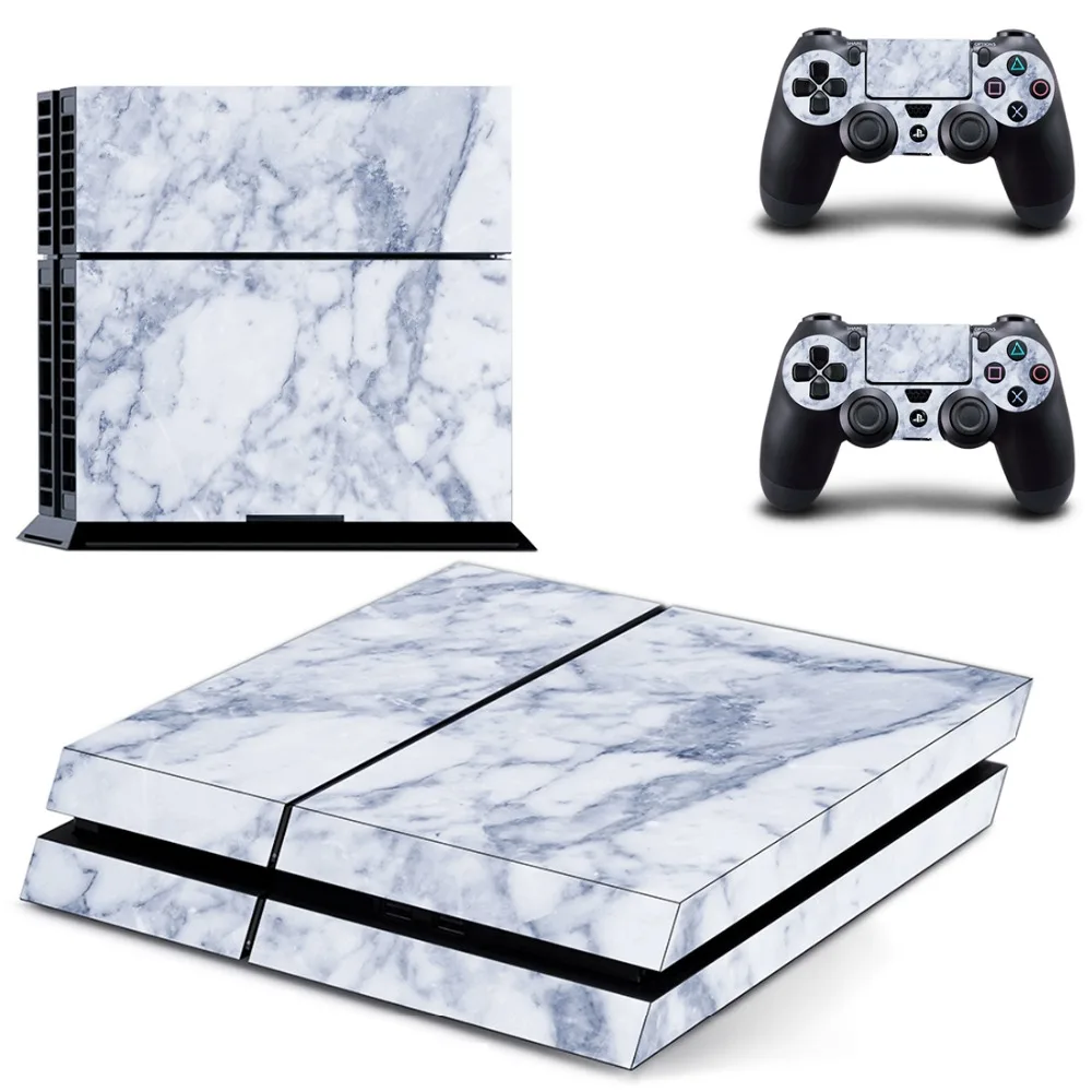 Чистый цвет белый черный Золотой PS4 Наклейка Виниловая наклейка для Sony Playstation 4
