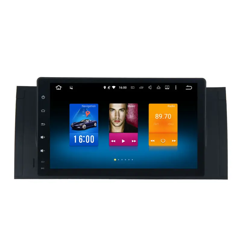 Car 1 din android GPS Navi for BMW E39 E53 M5 autoradio navigation head unit font